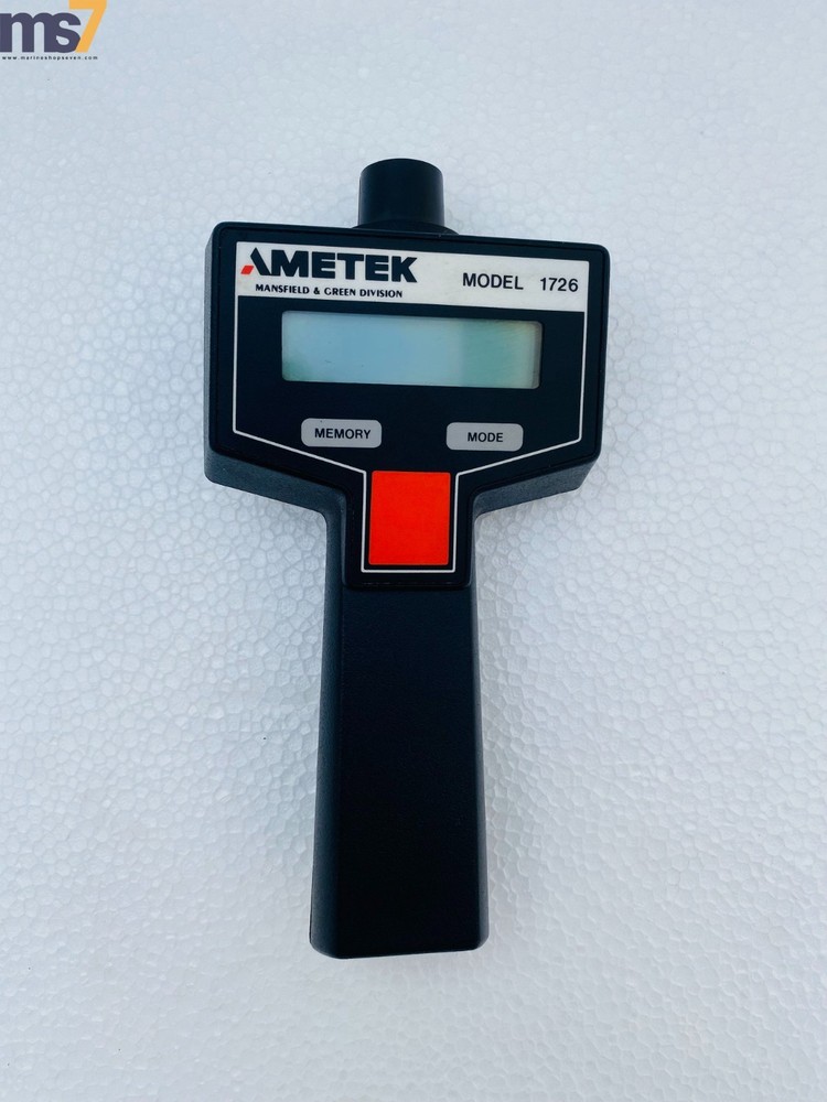 AMETEK MODEL 1726 DUAL FUNCTION DIGITAL TACHOMETER WIITH ACCESSORIES