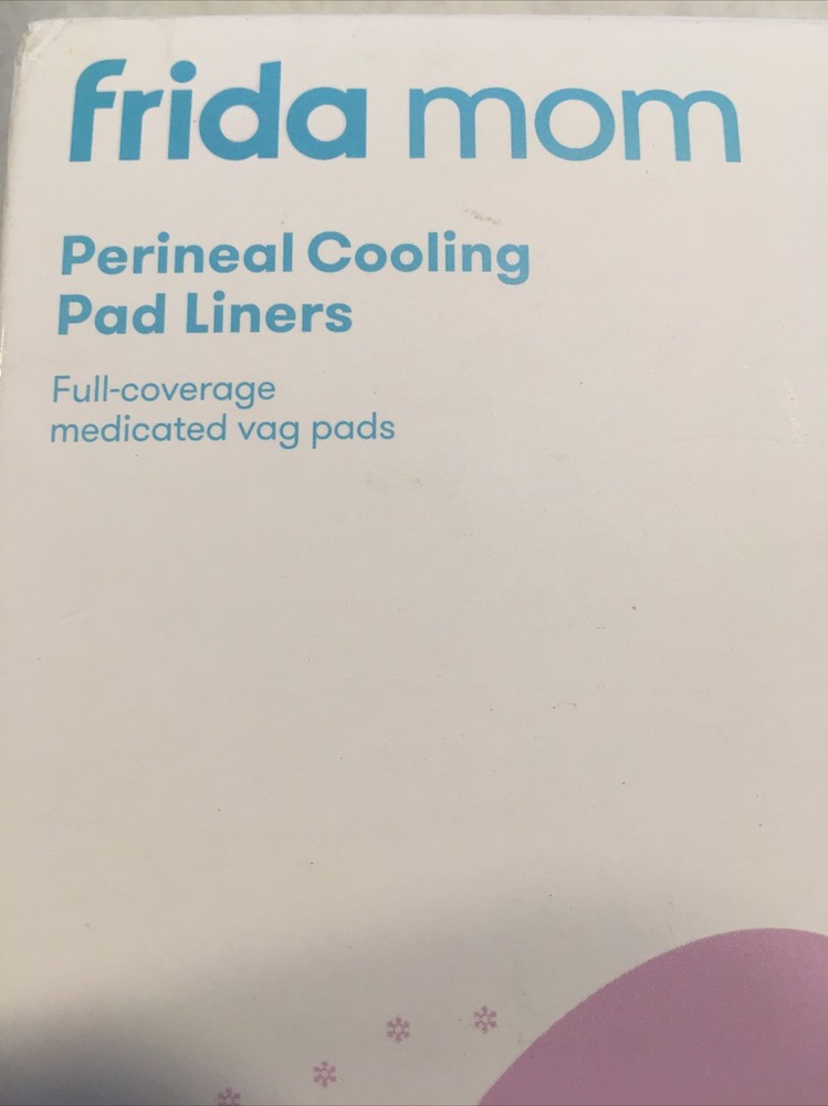 Frida Mom Perineal Cooling Pad Liners Postpartum 24 Pad Liners Full Coverage