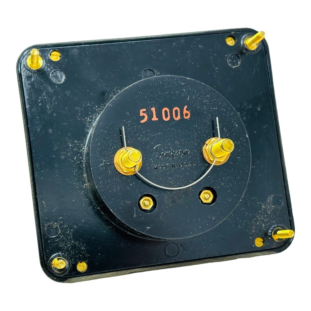SIMPSON MODEL 29 MICROAMPERES PANEL METER NEW/NOS