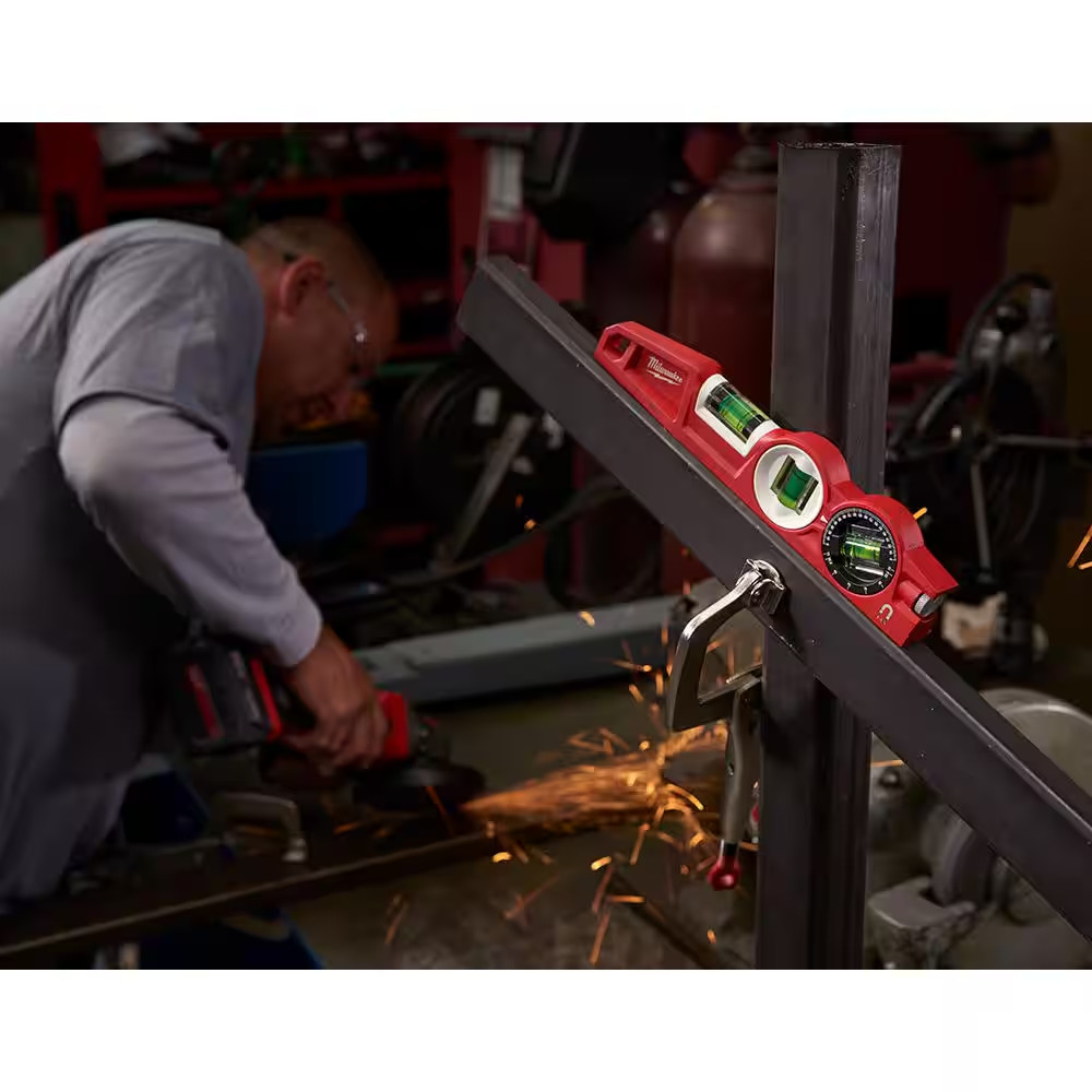10 In. 360-Degree Locking Die Cast Torpedo Level