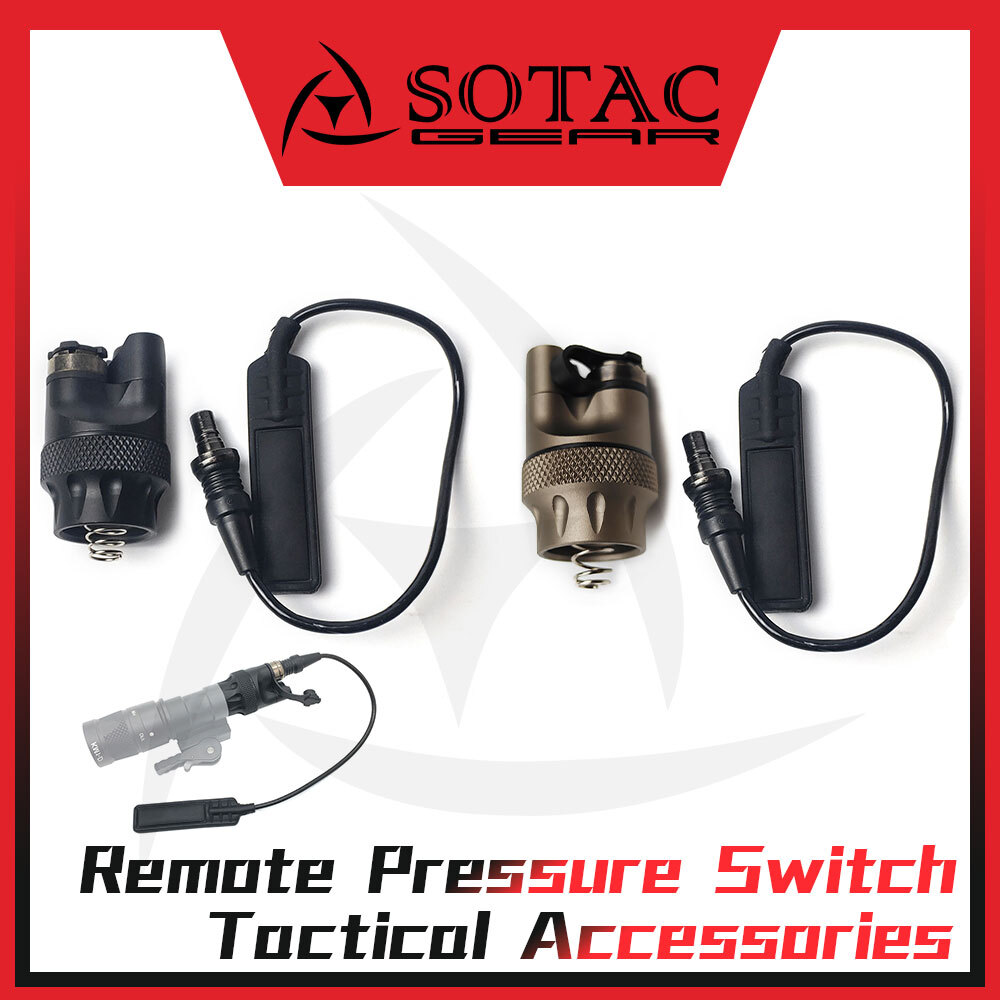 Tactical Tail Switch Dual Flashlight Switch Upgrade Tailcap For M300 M600 Series