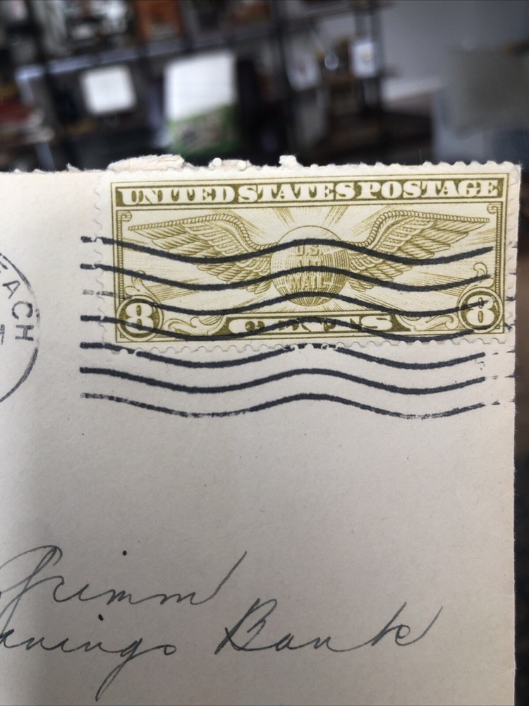 Scott C17 - Winged Globe 8 Cent- Ormond Beach Florida