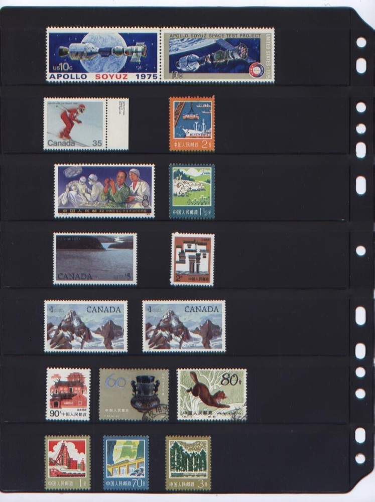 50 ANCHOR Stock Pages/ Sheets 7S (7-Rows) Sheets- (Black sheets)-Double sided.