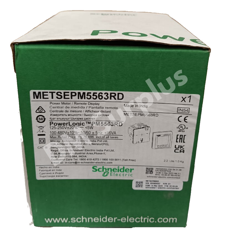 Schneider METSEPM5563RD Power Logic Power Meter Remote Display
