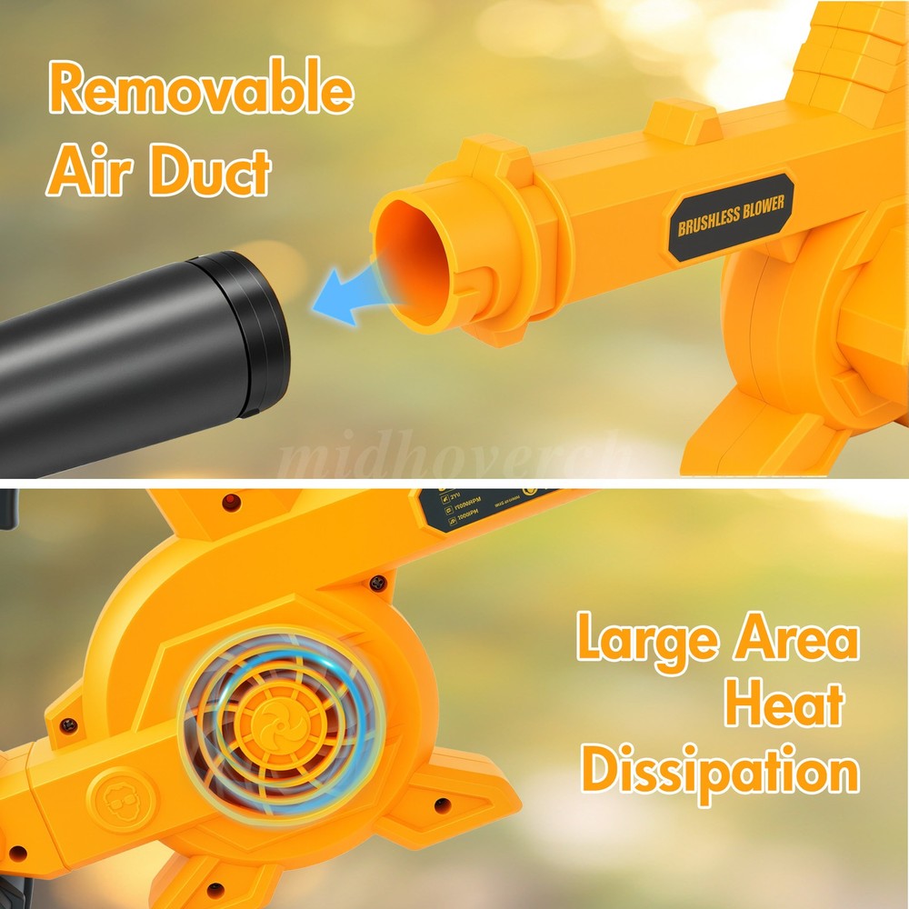 Brushless Blower Kit Battery-Powered Cordless Leaf Blower