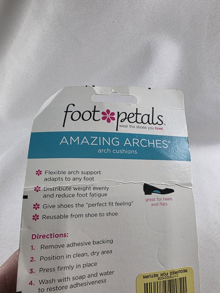 Foot Petals Amazing Arches, Technogel, 1 Pair