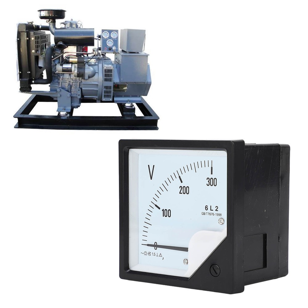 Analog Panel Voltage Gauge 0 To 300V Level 2.5 Pointer Voltmeter For Generator♪