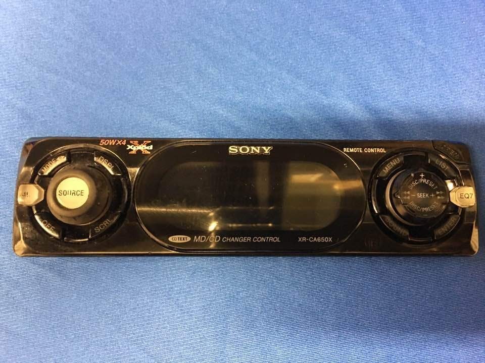 faceplate xr-ca650x sony