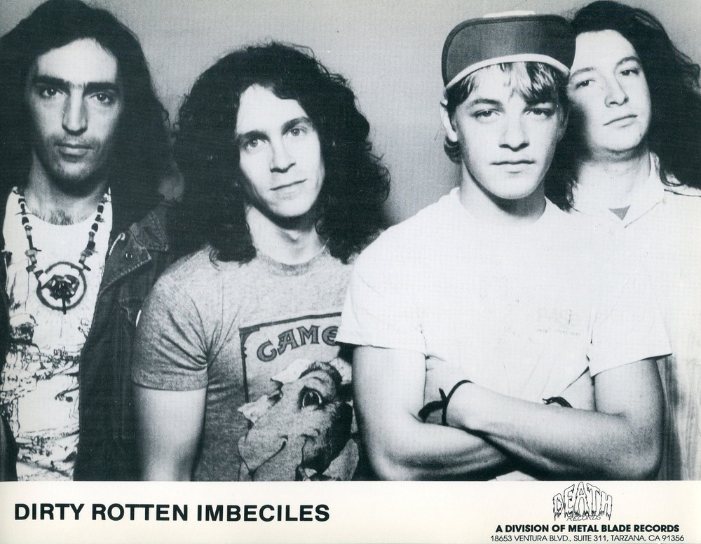 D.R.I. - CROSSOVER - DEALING WITH IT - PROMO PHOTO - 1987 DIRTY ROTTEN IMBECILES