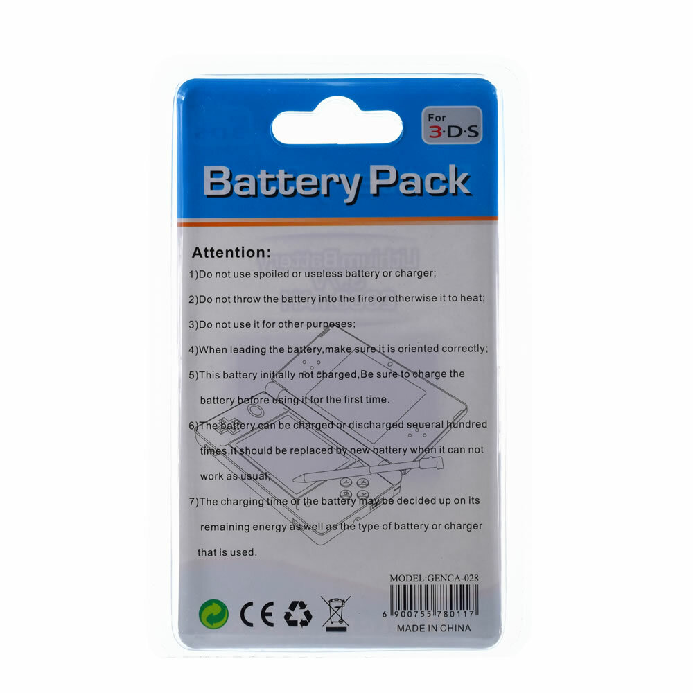 Battery for Nintendo 3DS 2DS Wii U Pro Controller + Tool NEW Pack Replacement