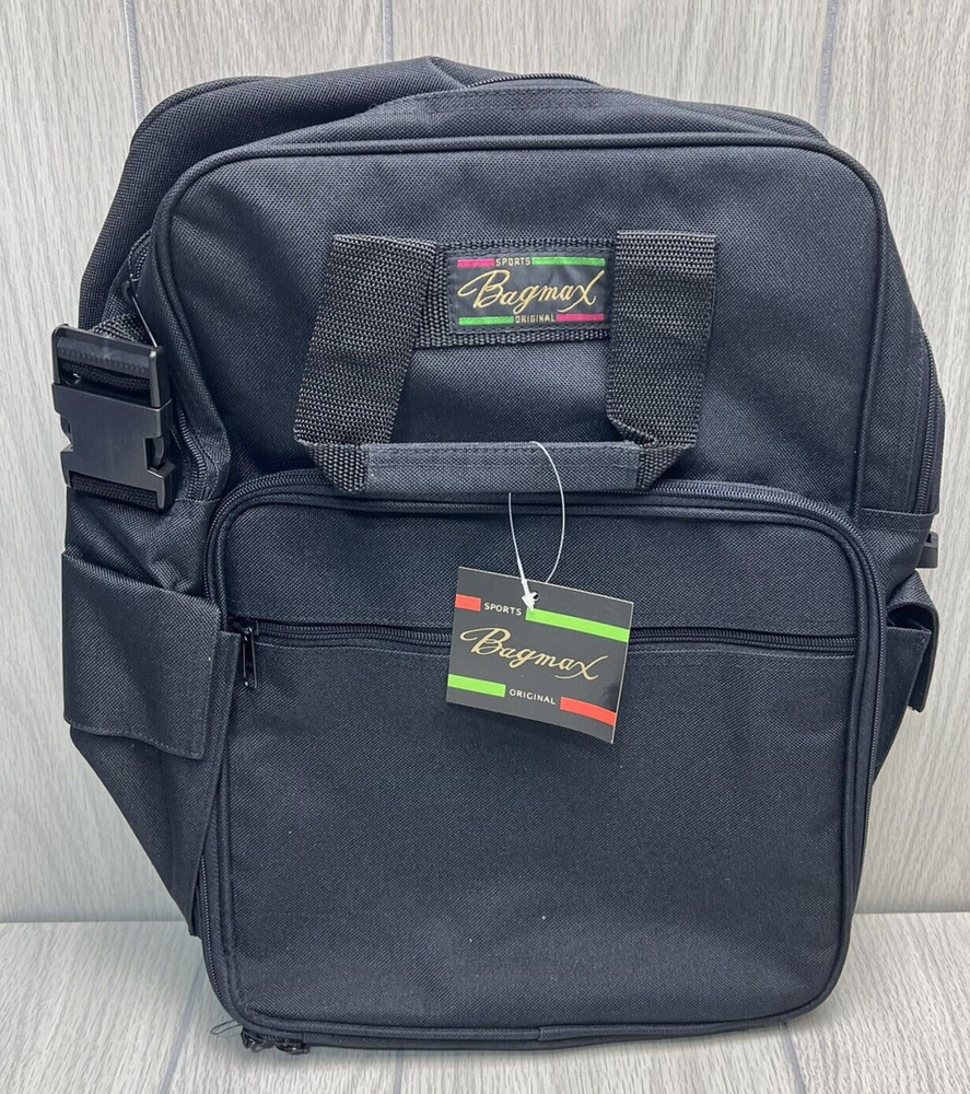 Bagmax Backpack Black School Work Weekend Shoulder Strap Included