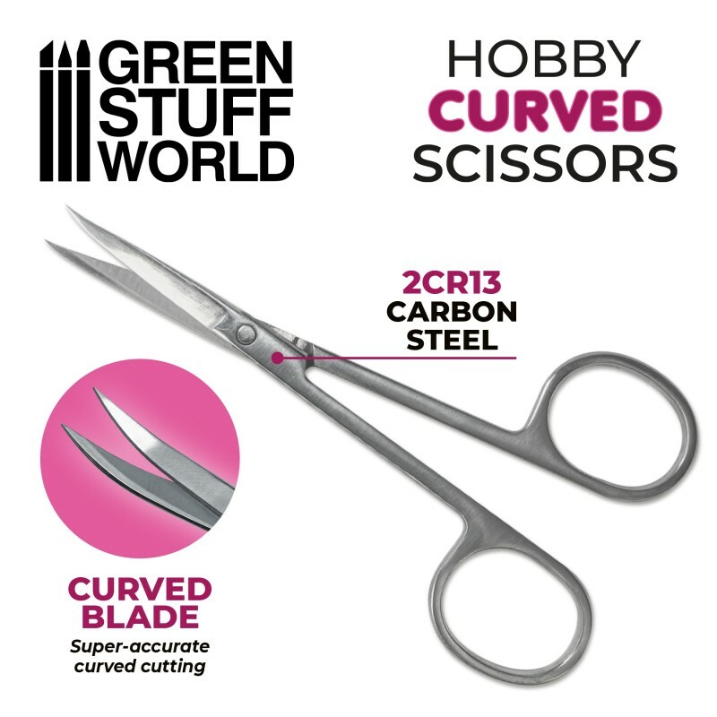 Hobby Scissors - Curved Tip - Precision Cutting Tool