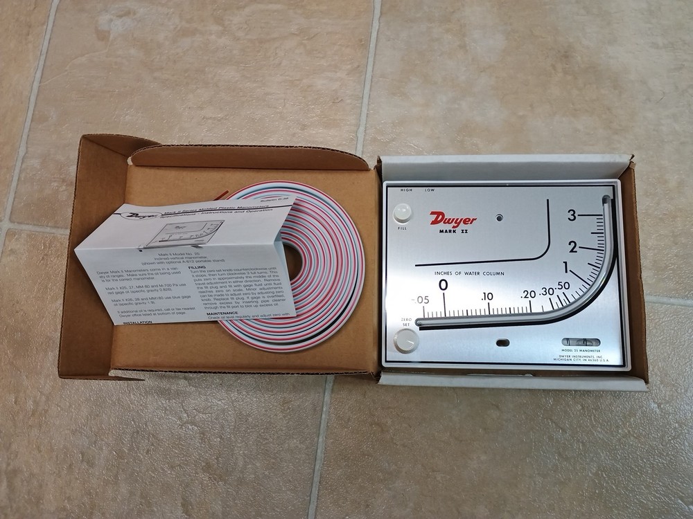 Mark II Manometer Model NO. 25