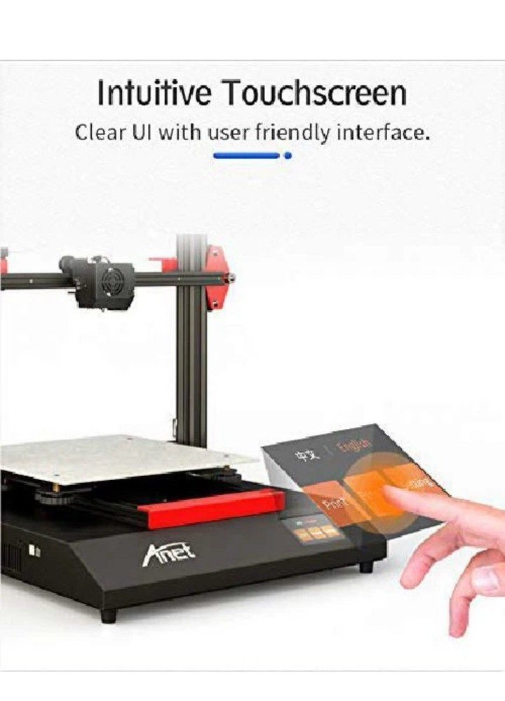 Anet ET4 3D Printer, Matrix Automatic Leveling, Power Outage Recovery Function