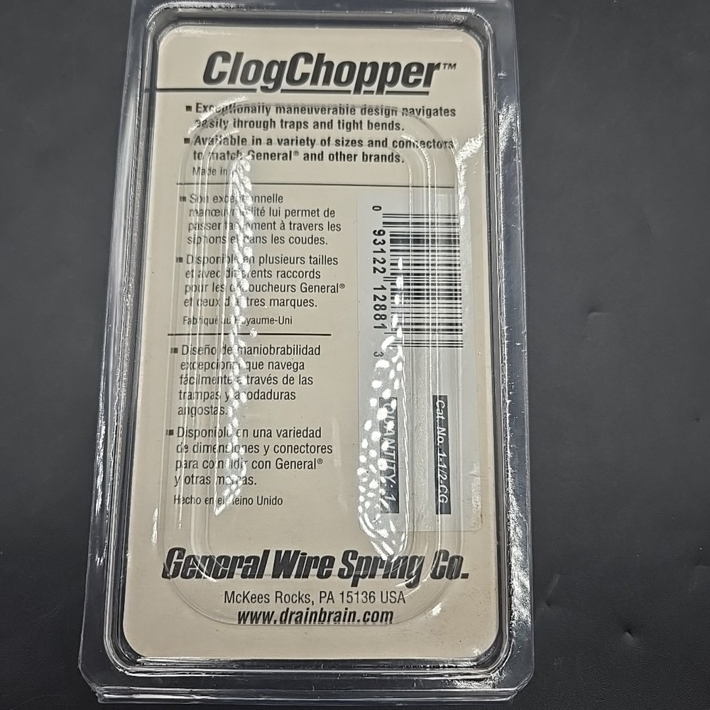 General 1-1/2CG Clog Chopper