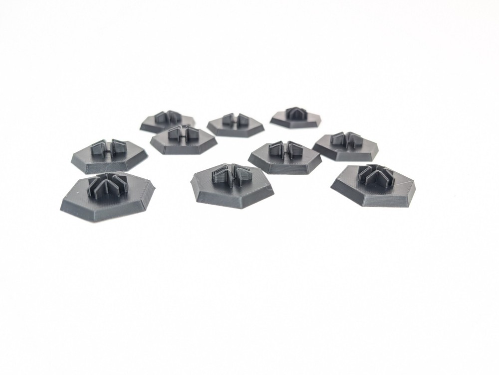 Battletech Alpha Strike Tree Bases 30mm Hex Base x10