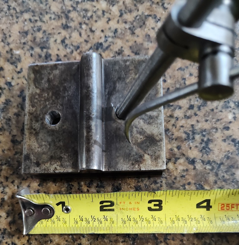 VINTAGE HARDENED 2-1/2 X 3" BASE INDICATOR STAND