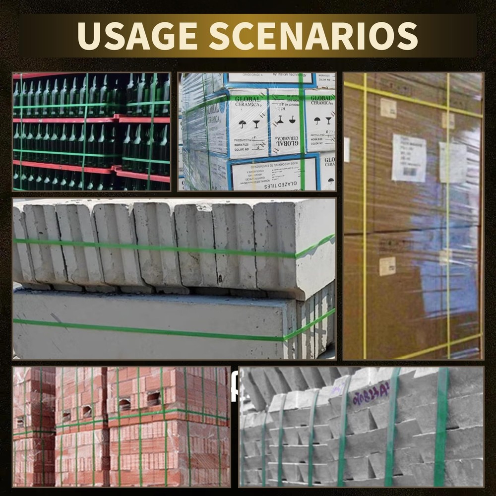 U.S. Solid Electric Strapping Machine with 2pcs 4000mah Battery Power LCD Screen