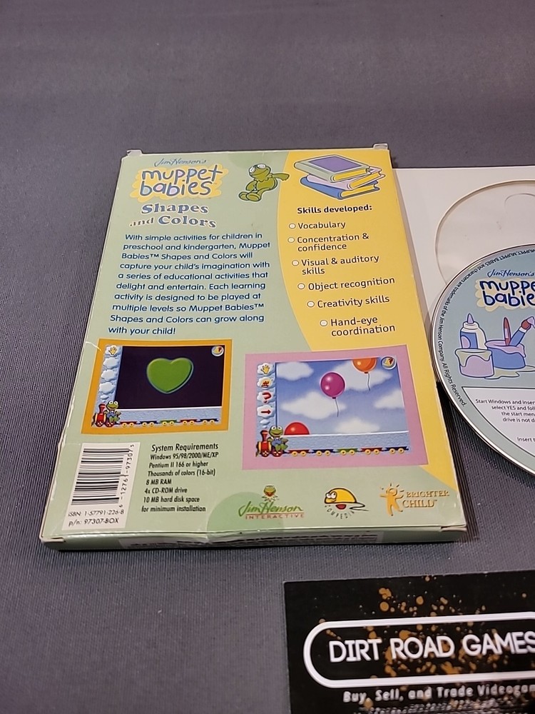 MUPPET BABIES PC Game - Kids Educational Software - Shape And Colors PC