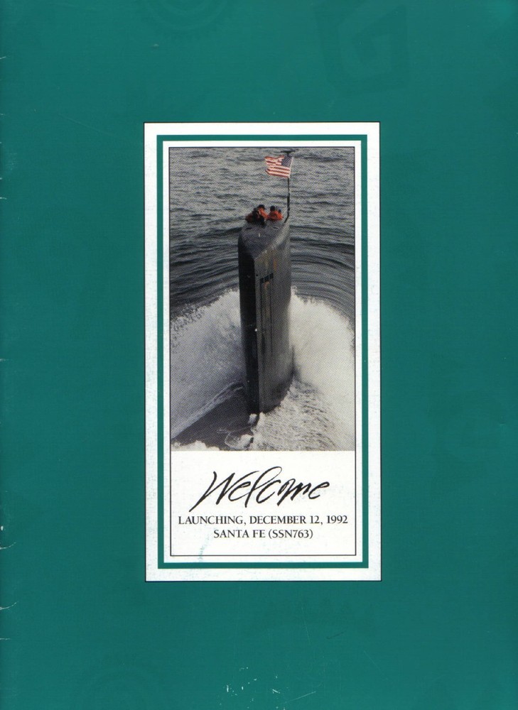 2 NAVY SUBMARINE LAUNCH PROGRAM USS SANTA FE SSN-763 & USS ANNAPOLIS SSN-760