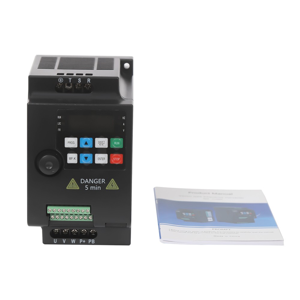 2 HP 3 Phase Motor Variable Frequency Drive VFD Speed Controller 220VAC 1.5KW 7A