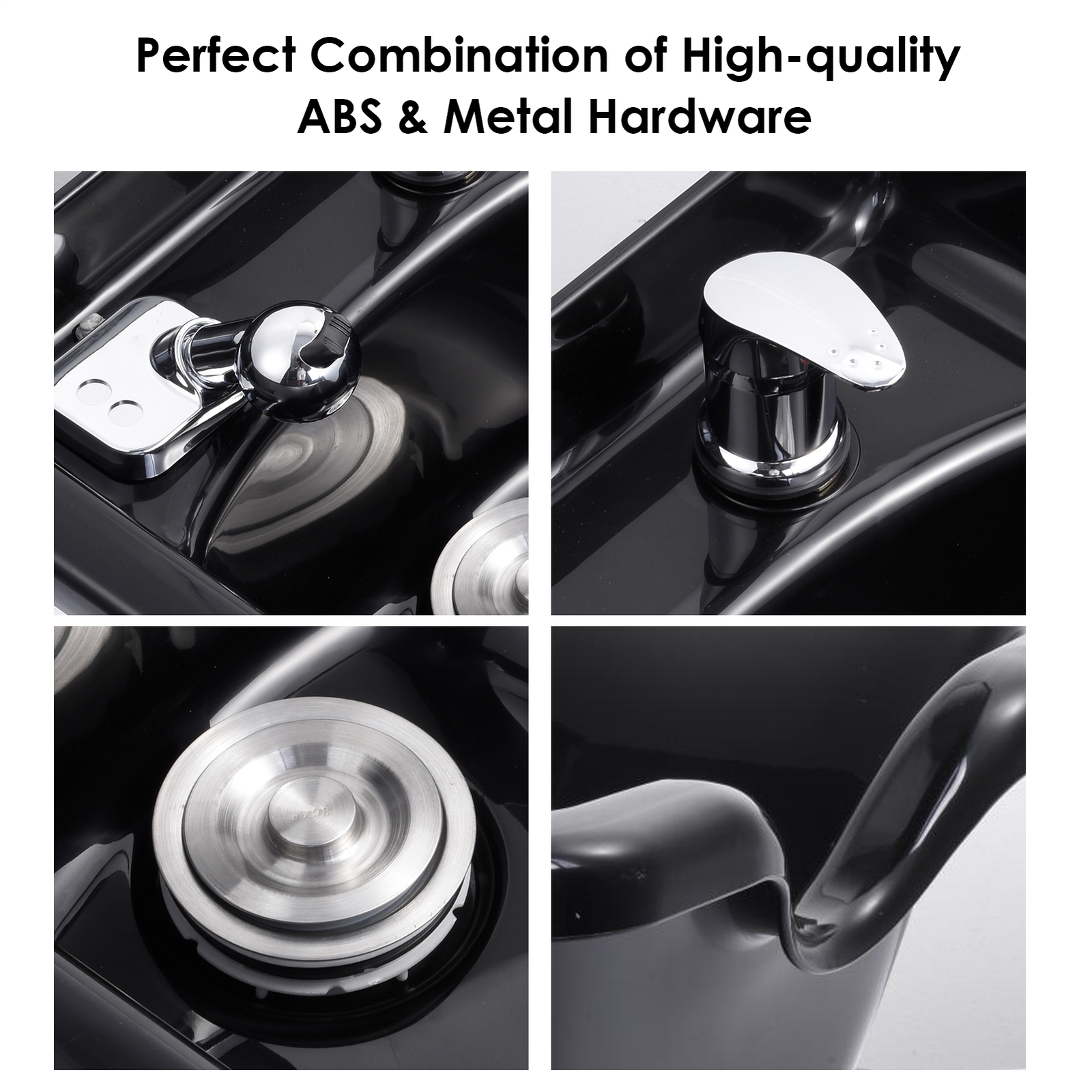 Shampoo Bowl ABS Plastic Salon Spa Hair Sink Beauty Salon Equipment US