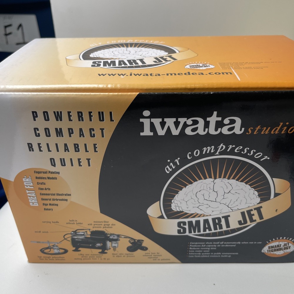Iwata Airbrush Smart Jet Compressor IWAIS850 + Eclipse Ecl2000 BCS Gift Set
