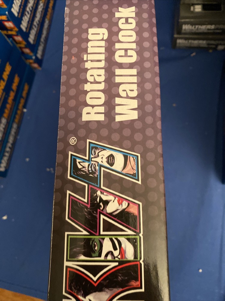 KISS Rotating Wall Clock Rock & Roll 20032New