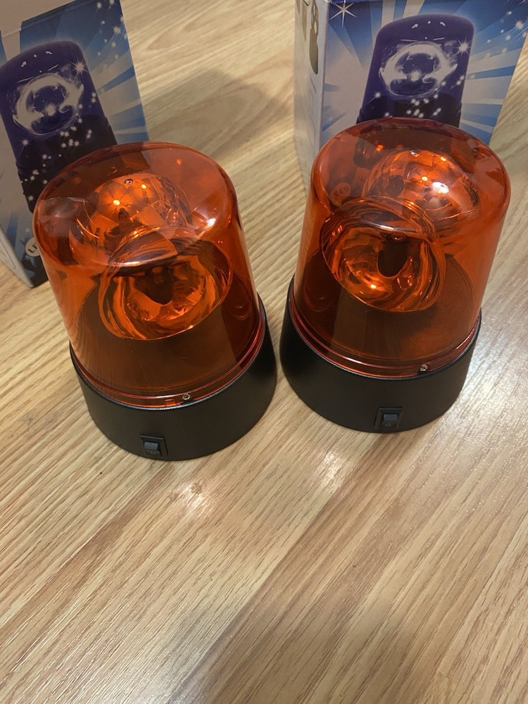 2 Red Siren Lights