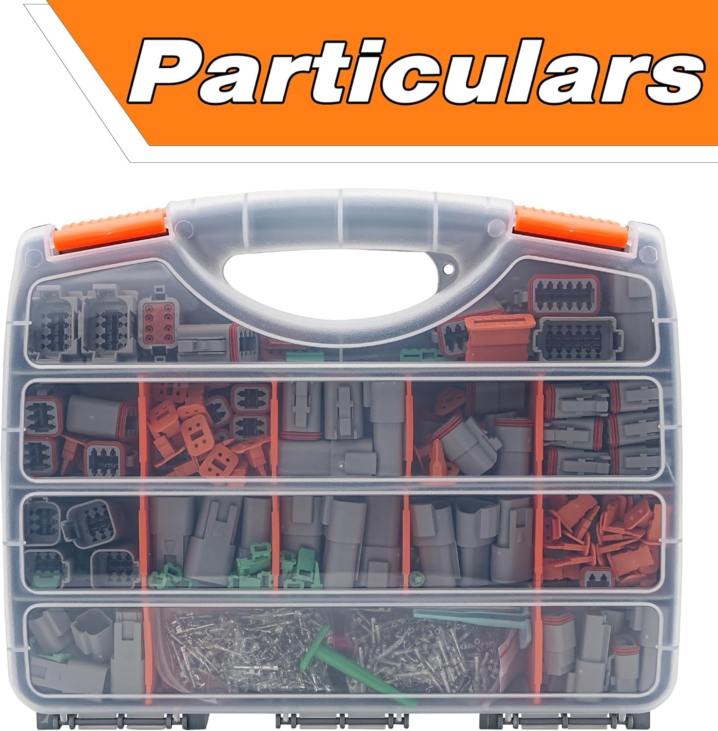 601 PCS ST6315 DT Deutsch Connector Kit 2 3 4 6 8 12 Pin DT Connector Crimp Tool