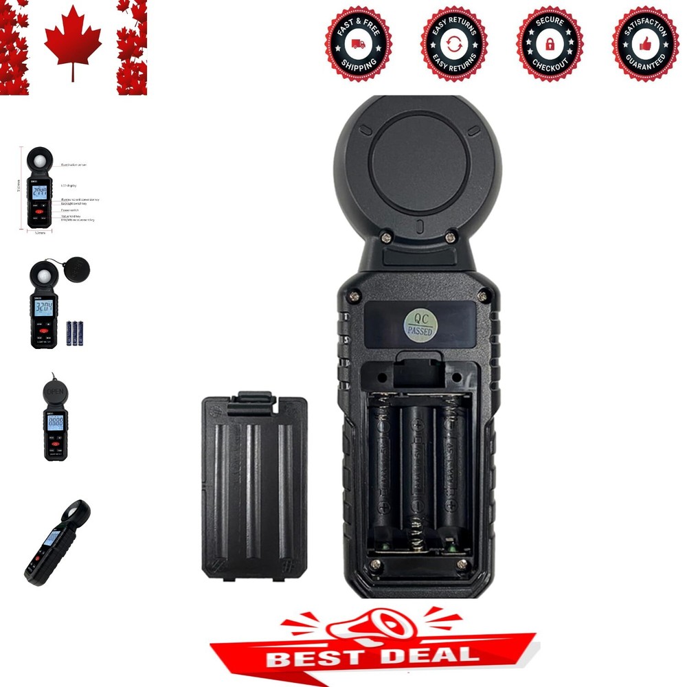 Multi-Functional Lux Meter Tester for Brightness Measurement - Enhanced Accuracy