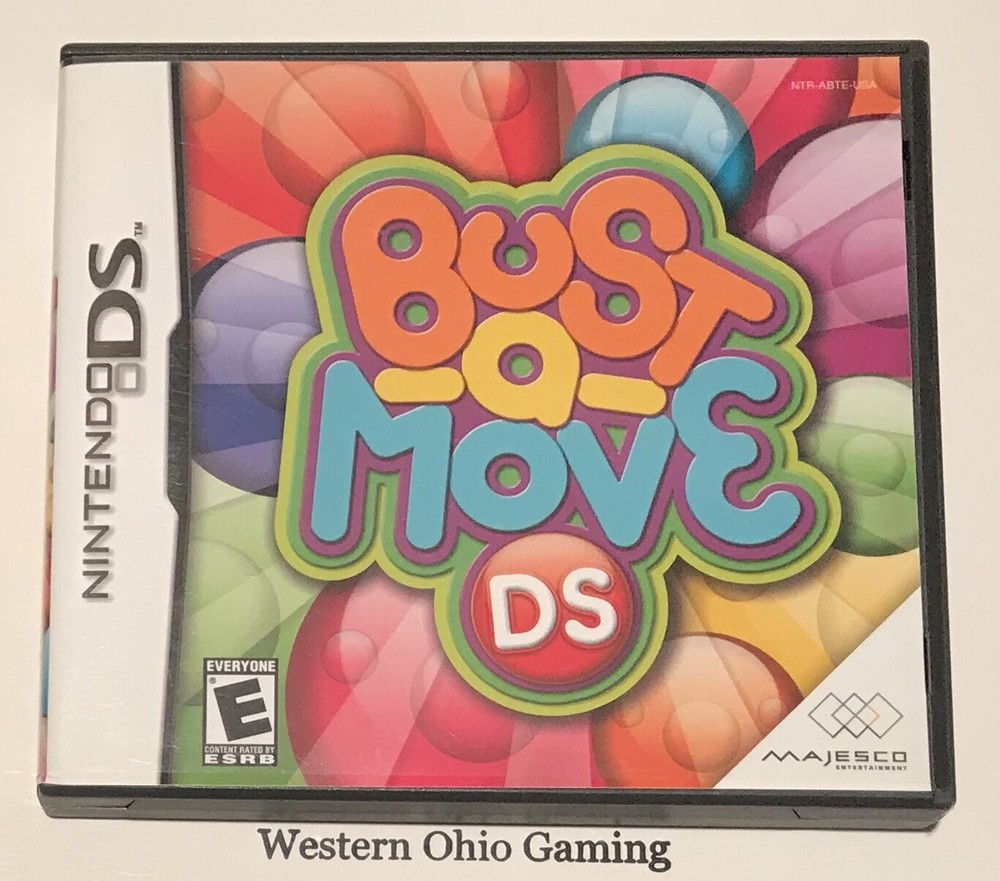 EMPTY Bust-A-Move DS (Nintendo DS, 2005) CASE AND INSTRUCTIONS ONLY