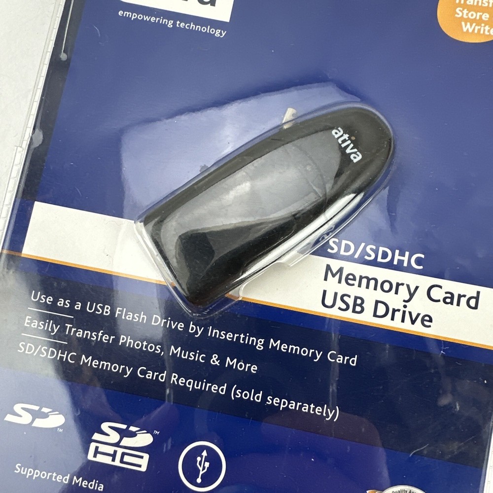Ativa SD/SDHC Memory Card USB Drive 755-109