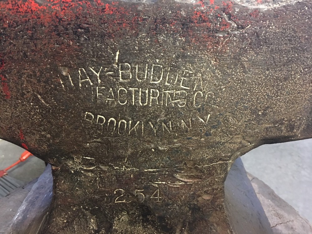 Hay Budden Anvil 254 Lbs. With Attachments