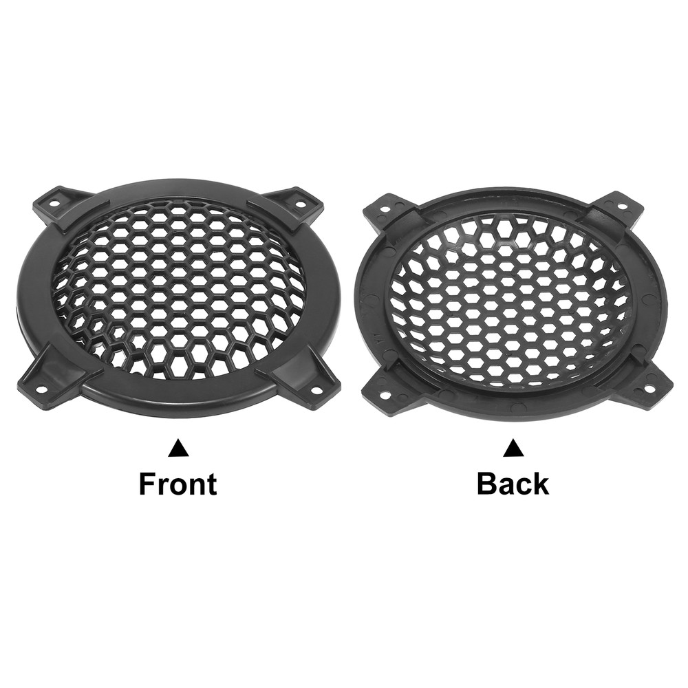 Universal Pack (2) 5.5 Inch Speaker Grills Cover Mesh Guard Protective Case