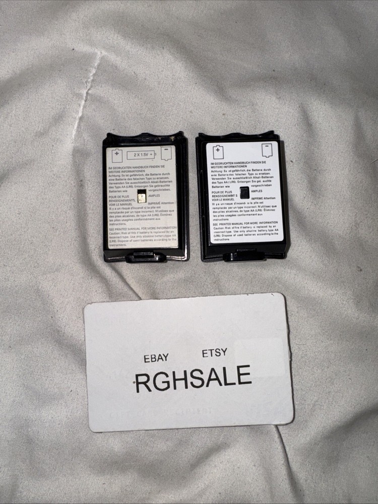 2x Black AA Battery Back Cover Case Shell Pack For Xbox 360 Wireless Controller