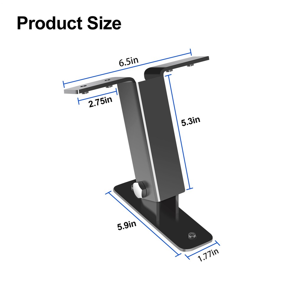 3xRoof Riser Bracket Adjustable Angle Pergola Roof Riser Beam Bracket For Patio