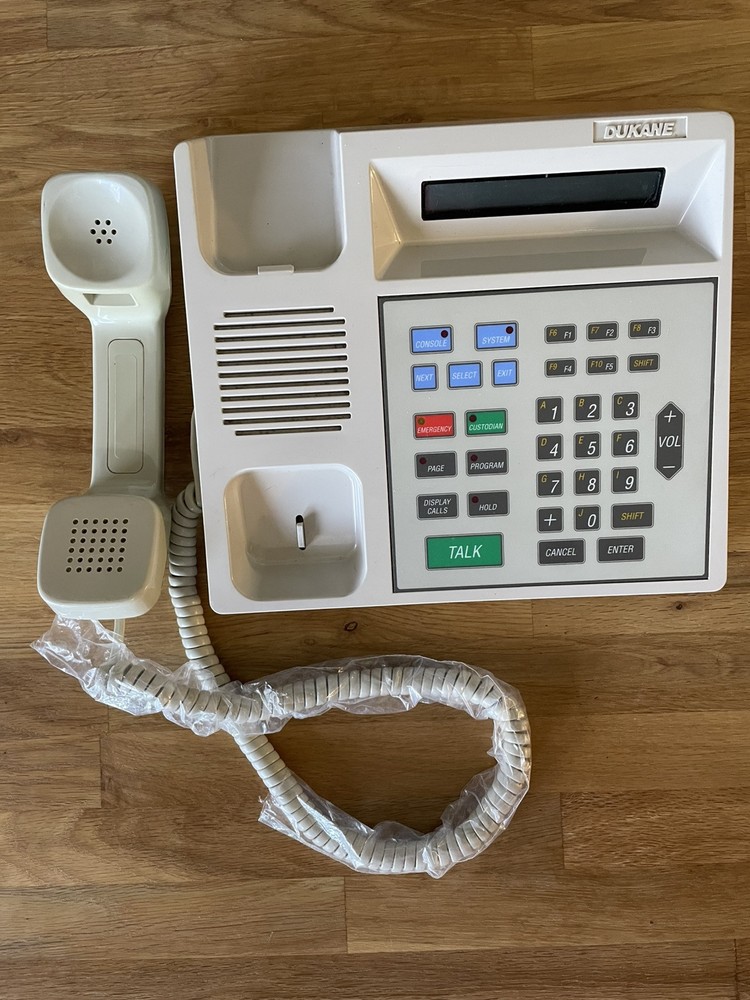 Dukane ACC5 Administrative Control Console Intercom System Paging Phone Valcom