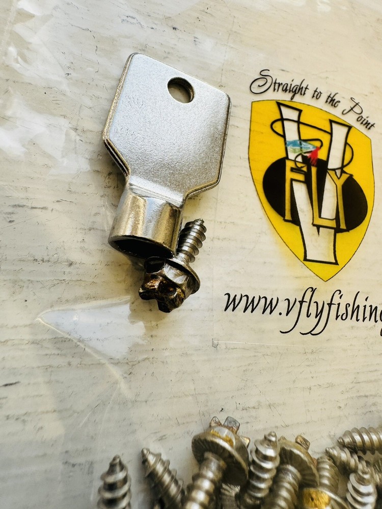 NEW V Fly HD Extreme Tungsten Wading Boot Studs 20 Per Packet with Stud Tool