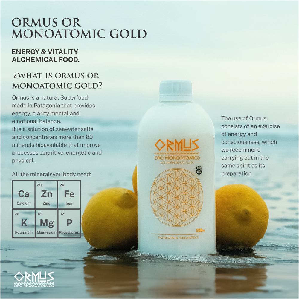2 MONOATOMIC GOLD ORMUS 17oz-MEMORY AID,ENERGETICALLY ENHANCED, REJUVENATING