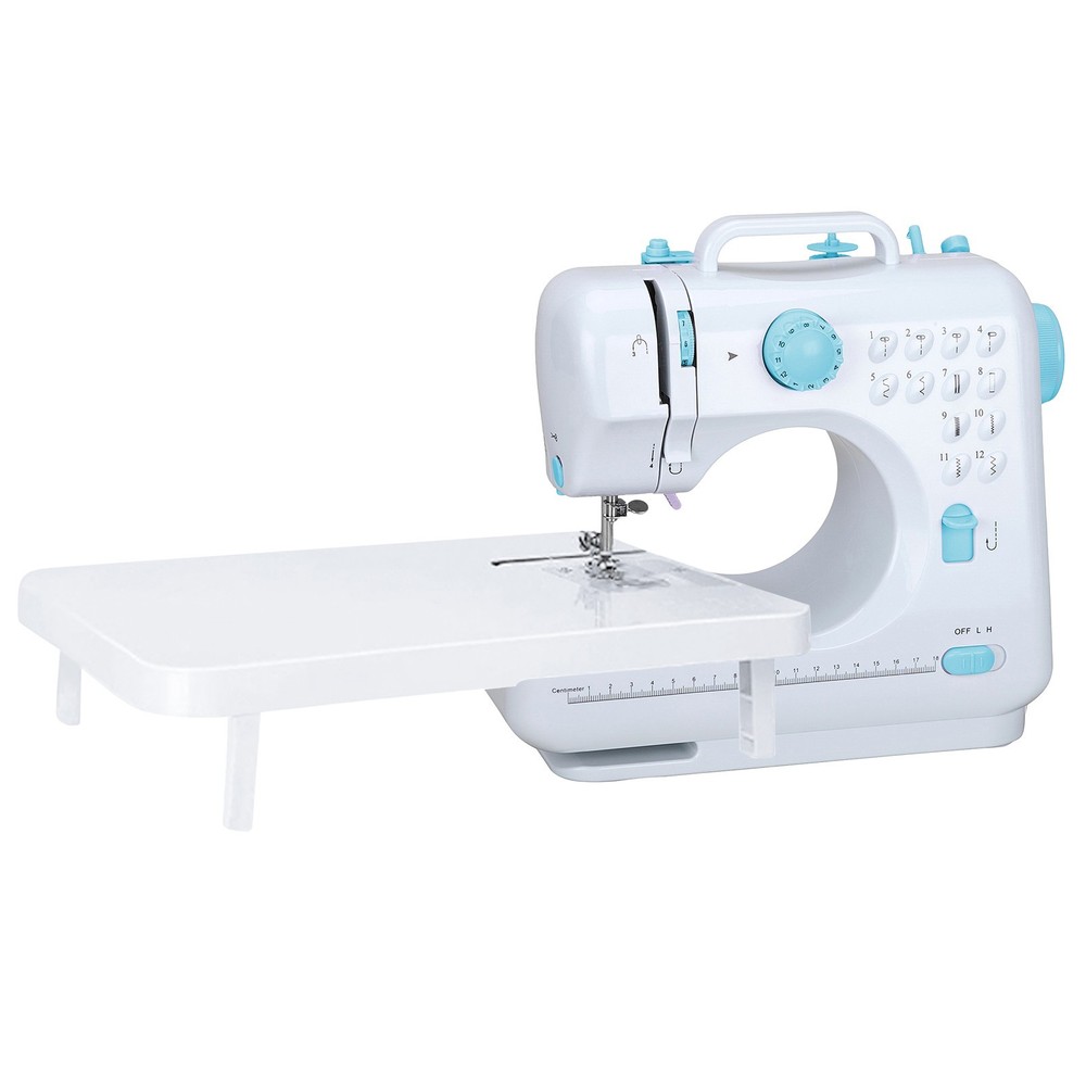 Portable Sewing Machine for Beginners with Full Kit & Extension Table