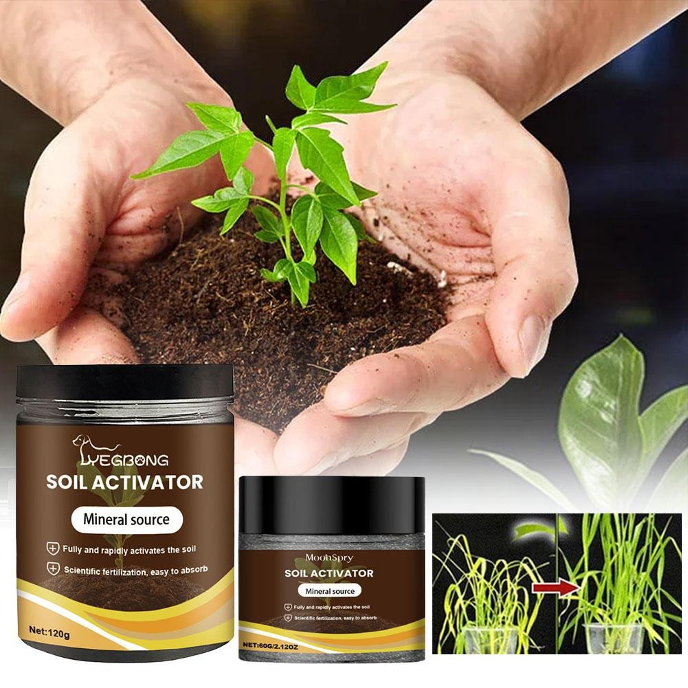 60/120g Soil Activator - Soil Conditioner, Plant & Flower Fertilizer