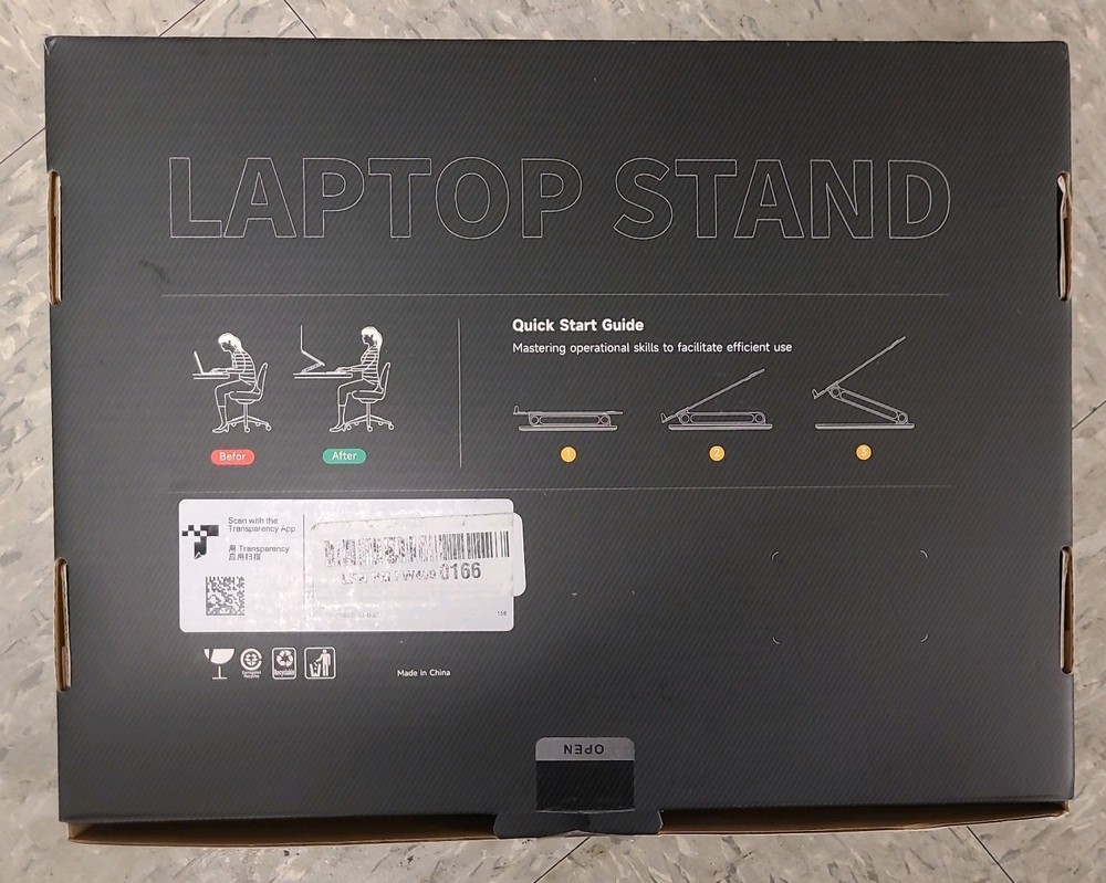 LAPTOP STAND WITH 6-INCH-1 HUB