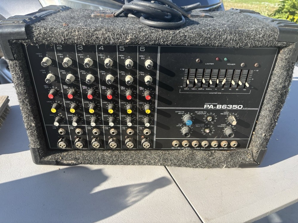 Pa-b6350 Powered Mixer