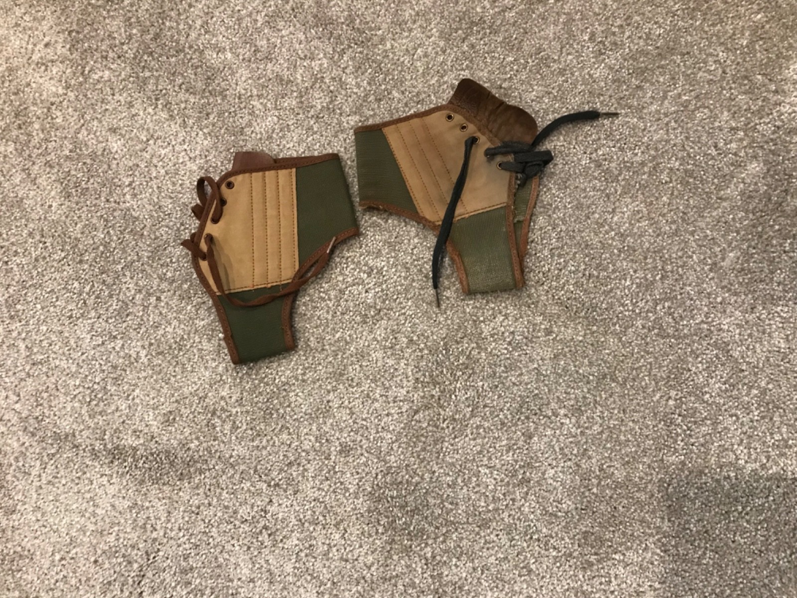 Vintage Football Pants Zip Up Buckle Front Red w White Stripes MacGregor Wilson+