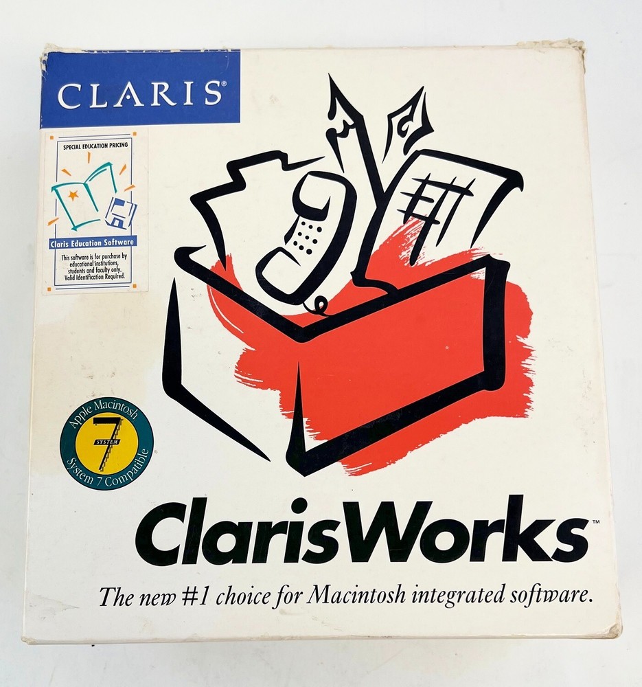 ClarisWorks Macintosh Integrated Education Software
