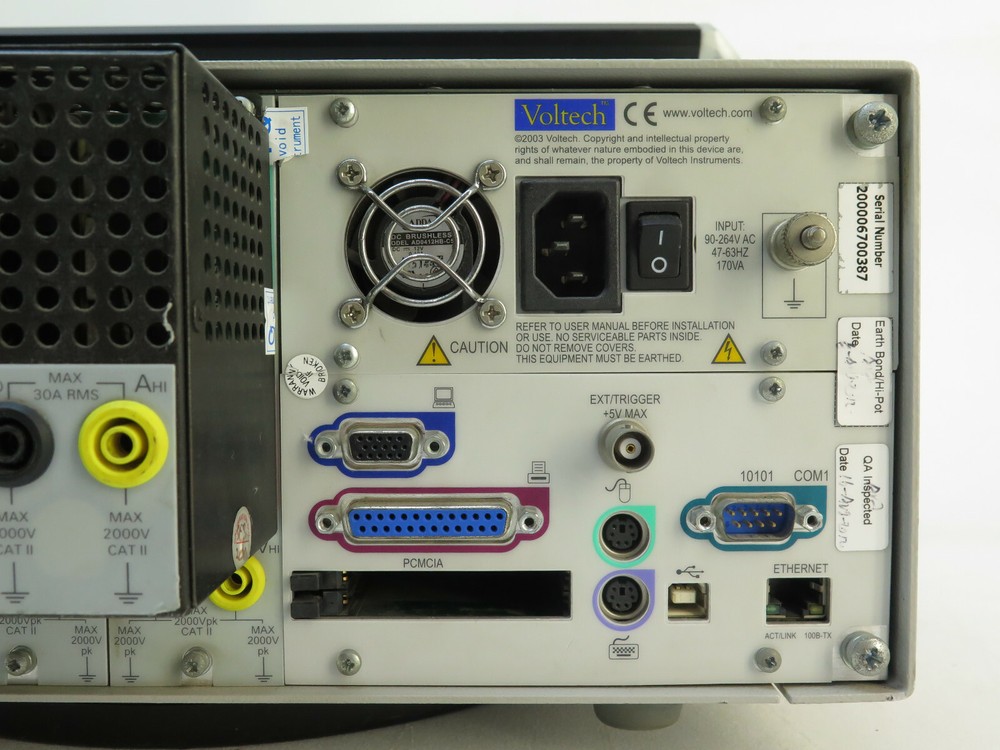Voltech PM6000 Multi-Phase Power Analyzer 4 Channel