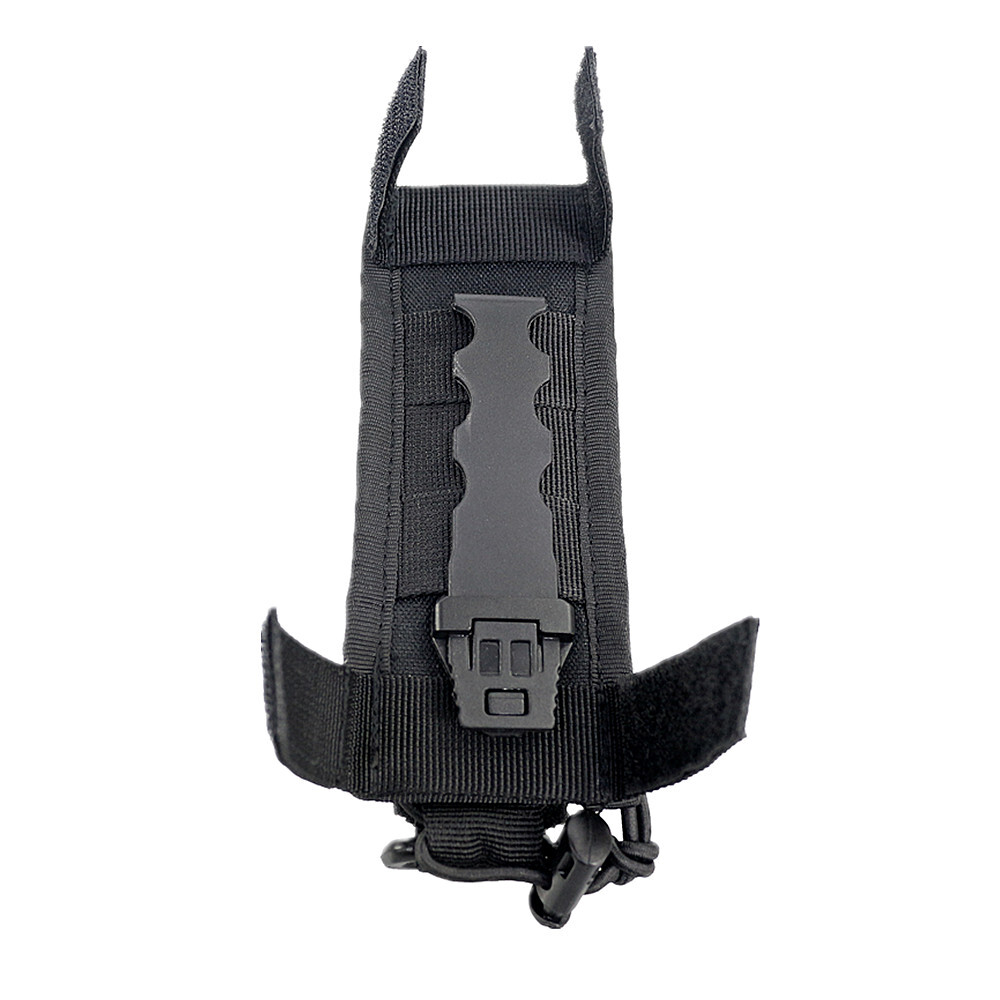 Molle Flashlight Holder with Open-top MOLLE Strap Vertical & Horizontal Carrying