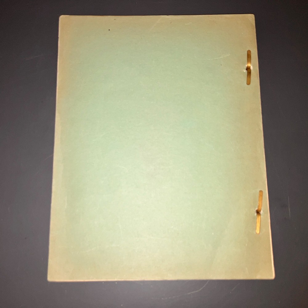 Original 1937 Westbound Mail Movie Script Charles Starrett Western COA