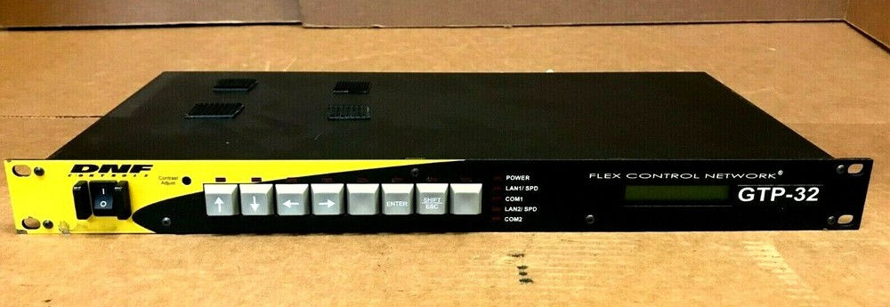 DNF Controls GTP-32 GPI Tally Processor Flex Control Network Rack Mountable